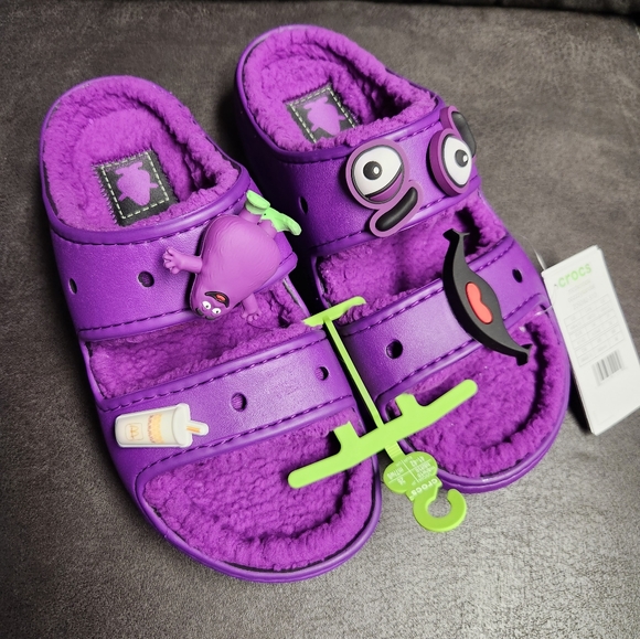NEW McDonald's X Crocs Grimace Cozzzy Sandal | Men Size 8 / Women Size 10 - Picture 4 of 9